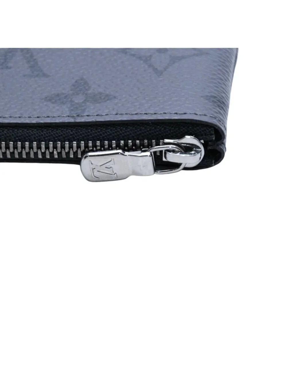 Louis Vuitton Pochette Cles Coin Purse Monogram Eclipse Black